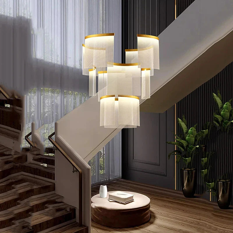 Axyaa Modern LED Ceiling Lamp Chandelier for Bedroom and Dining Room