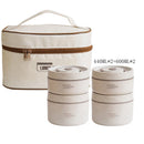 Axyaa Insulated Stackable Lunch Container Set for Adults and Kids