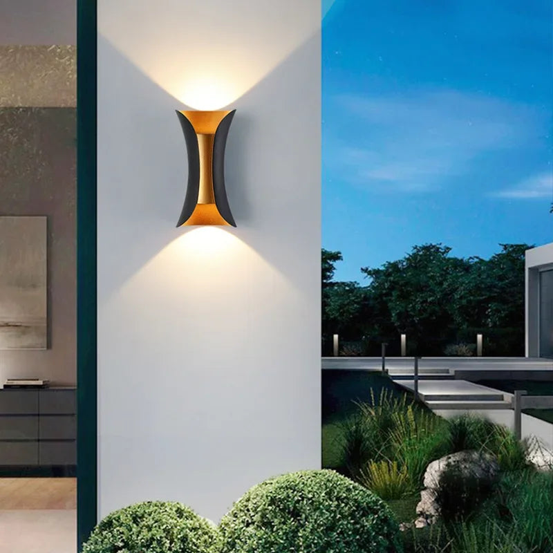 Axya LED Garden Wall Sconce Light Fixture for Modern Outdoor Home Decoration