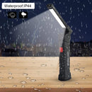 Axya Rechargeable LED Work Light: Portable Magnetic Flashlight for Auto Repair, Emergency, Camping