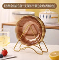 Axyaa Transparent Plastic Fruit Tray - Snack and Dry Fruit Placement Tray