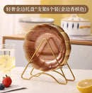 Axyaa Transparent Plastic Fruit Tray - Snack and Dry Fruit Placement Tray