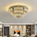 Axyaa Crystal Shell LED Ceiling Chandelier for Elegant Indoor Lighting