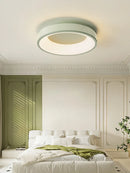 Axyaa Modern LED Ceiling Light White Green Cream Surface Mount Lamp