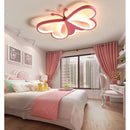 Axyaa Butterfly Kids LED Ceiling Chandelier, Modern Bedroom Decor Lighting