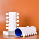 Axyaa Abstract Geometry Ceramic Vase Embossed White Beads Home Decor Gift