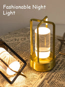 Axyaa Rechargeable Touch Desk Lamp with USB Charging - Indoor Outdoor Home Decor