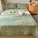 Axyaa Cotton Jacquard Summer Quilt Blanket Set