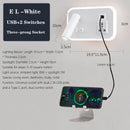 Axyaa Dual-Function LED Wall Sconce with USB Charging and Adjustable Spotlight