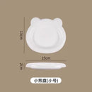 Axyaa Ceramic Premium Meal Plate for Breakfast, Western Desserts, and Afternoon Tea
