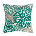 Axyaa Modern Daisy Grey Pillow Covers for Couch and Bed