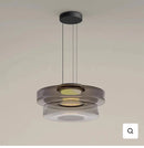 Nordic Stained Glass Chandelier by Axyaa - Elegant Art Lamp for Living Room and Bar