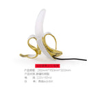 Axyaa Nordic Banana Desk Lamp LED Night Light Glass Bedroom Home Decor