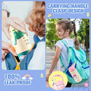 Axyaa Kids Stainless Steel Thermal Water Bottle - Cute Cartoon Design, Leak-Proof Insulated Cup
