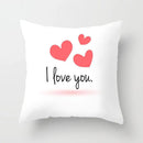 Axyaa Love Heart Cushion Cover for Living Room Sofa Valentine's Day Home Decor