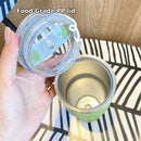 Axyaa Stainless Steel Thermos Bottle with Straw, 700ML Insulation Water Cup