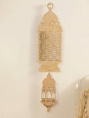Axyaa Ramadan Wooden Moon & Star Ornaments, Eid Decor, Lantern Wall Decor, Gift