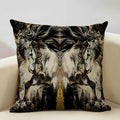 Luxury Axyaa Horse Cushion Cover 45x45cm Linen Pillow Case for Home Decor