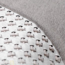 Axyaa Luxe White Leather Woven Horsehair Cushion Pillowcase for Villa Model Room