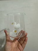 Axyaa 3D Animal Water Glass Tumbler Cup - Cute and Fun Design