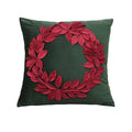 Axyaa Christmas Festival Flower Round Pillowcase for Cozy Home Decor