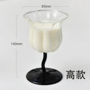 Axyaa Glass Footed Dessert Bowls - Set of 4