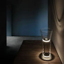 Axyaa Nordic Glass Shade LED Floor Lamp Modern Minimalist Bedroom Living Room Standing Light