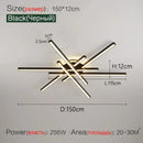 Axyaa Nordic LED Ceiling Chandelier for Living Room Bedroom Dining - Modern Design
