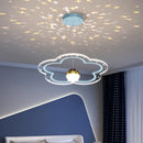 Axyaa Modern Starry Sky Clouds Kids Room Chandelier