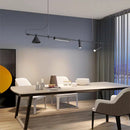 Axyaa Black Nordic LED Chandelier for Dining Room and Kitchen Lighting