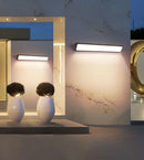 Axyaa LED Outdoor Wall Lamp: Waterproof Aluminum Sconce Light for Garden, Porch, and Villa