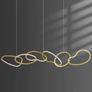 Axyaa Modern LED Pendant Chandelier for Living Room and Dining Room