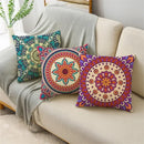 Axyaa Ramadan Bohemian Style Sofa Car Square Cushion Cover Sizes 40*40cm/45*45cm/50*50cm