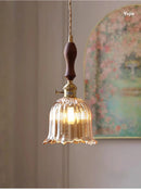 Axyaa Glass Pendant Light Trio for Kitchen Dining Room - Modern Mini Hanging Fixture