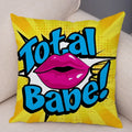 Axyaa Letters Print POP ART Pillowcase - Home Decor Cushion Cover