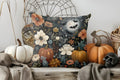 Axyaa Starry Night Ghost Riding Broomstick Cushion Cover for Sofa, Bedroom, Car.