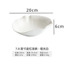 Axyaa Ceramic Tree Salad Bowl for Western Food Snacks in Hotel Restaurant Tableware