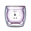 Axya Double Wall Glass Tea Drink Cups Healthy Coffee Insulated Shot Glass