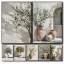 Elegant Olive Tree & Lemon Canvas Poster for Dormitory Home Decor by Axyaa.