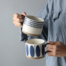 Axyaa Hand-painted Coarse Pottery Water Cup - Set of 2