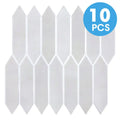 Axyaa PVC Prismatic Wall Panels - Set of 10, Easy Install Waterproof Tile Stickers
