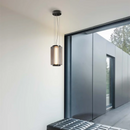 Axyaa Long Stripe Light Smoke Gray Pendant Lamp