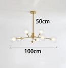 Axyaa LED Pendant Light Chandeliers for Staircase & Living Room, Modern Indoor Hanging Lamps