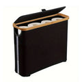 Axyaa Foldable Paper Basket Holder Laundry Bathroom Organizer Toy Storage Bin