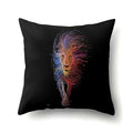 Lion Pattern Polyester Cushion Cover by Axyaa - Home decoration Pillow Cover
