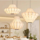 Axyaa Silk Designer Pendant Lamp Kitchen Island LED Suspension Home Lighting
