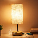 Axyaa Motion Sensor Fabric Shade Table Lamp_SORTAJoyful Desk Lighting
