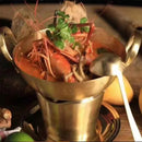 Axya Brass Thai Tableware Curry Pot with Two Ears and Lid
