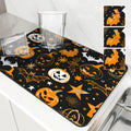 Axyaa Halloween Pumpkin Ghost Cartoon Non-Slip Drying Mat