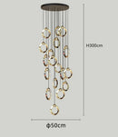 Axyaa Dining Room Chandelier Pendant Light Fixture Ceiling Lamp Elegant Indoor Lighting